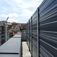 Obudowy akustyczne na dachu Victoria Žižkov Czech Republic