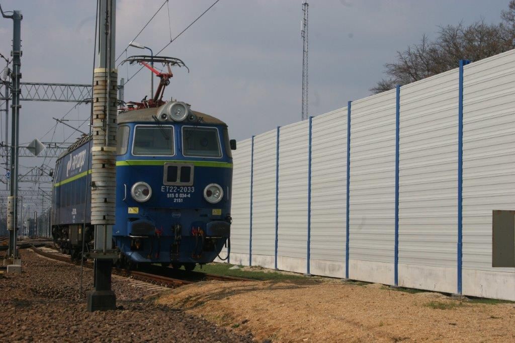 Ekrany akustyczne linia kolejowa E30 Zgorzelec - Legnica