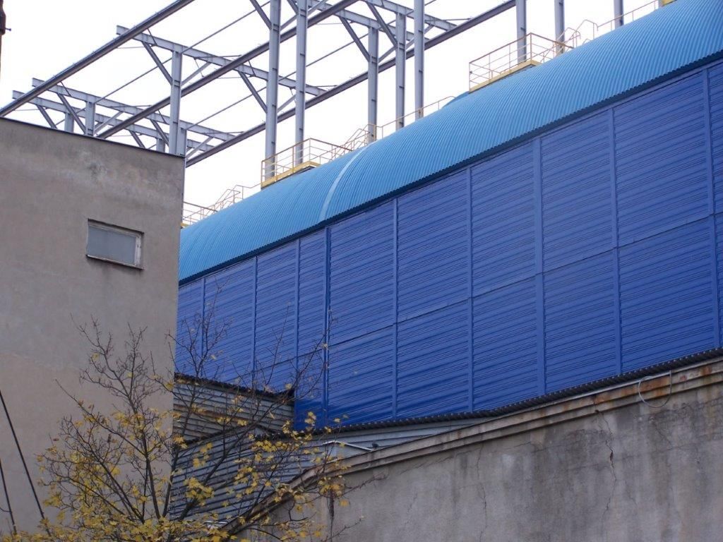 Elewacja akustyczna i obudowy akustyczne Elektrownia Skawina