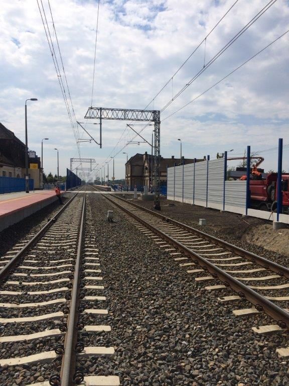 Ekrany akustyczne linia kolejowa E59 Poznań - Wrocław