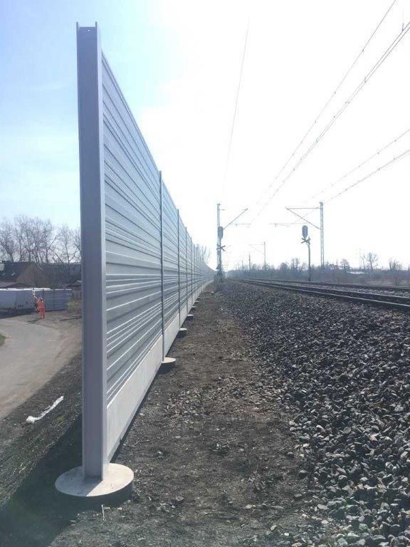 Ekrany akustyczne linia kolejowa E30 Kędzierzyn Koźle – Opole Zachodnie