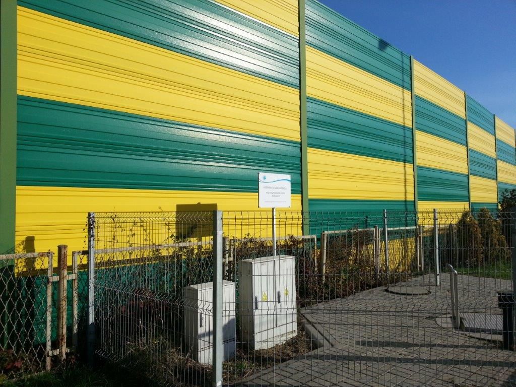 Ogrodzenie akustyczne Kopalnia Węgla Kamiennego Murcki