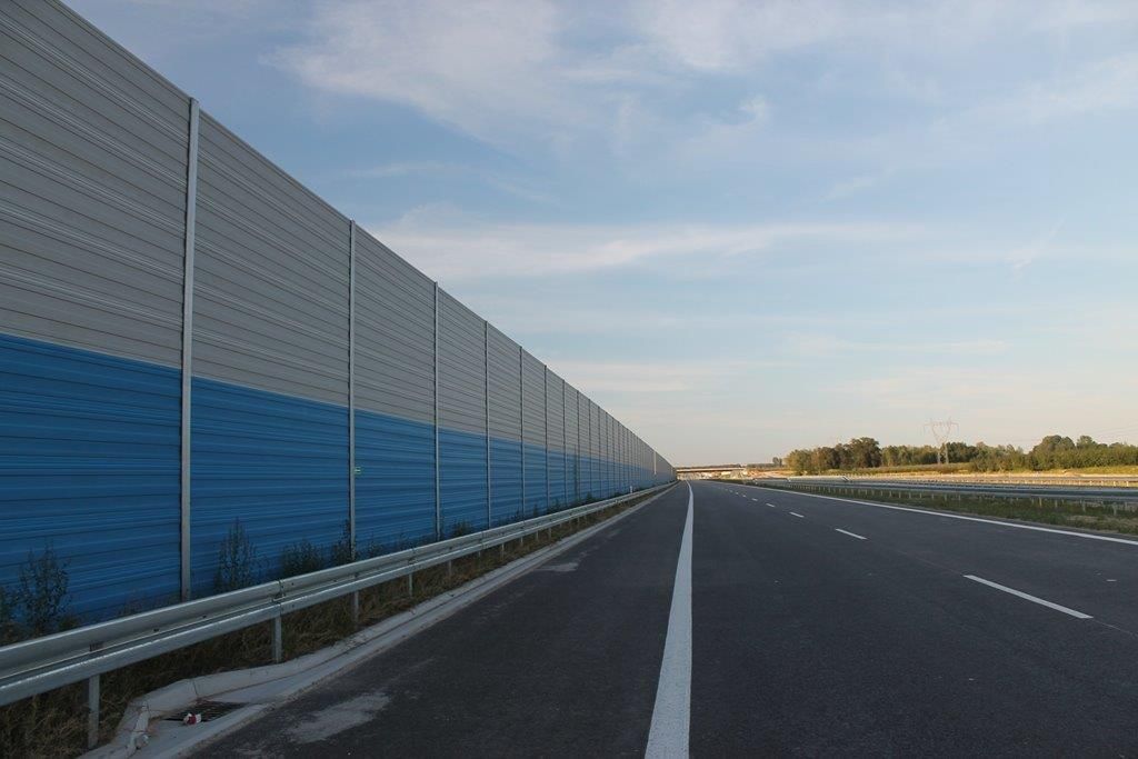 Ekrany akustyczne Autostrada Wolności A2 Łódź - Warszawa