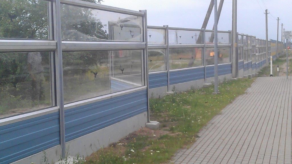 Kolejowe ekrany akustyczne Kulpenai Litwa