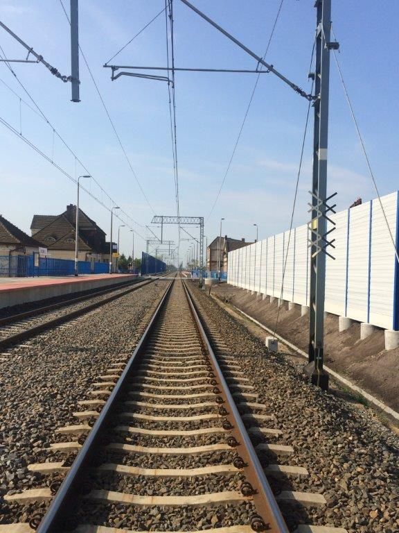 Ekrany akustyczne linia kolejowa E59 Poznań - Wrocław