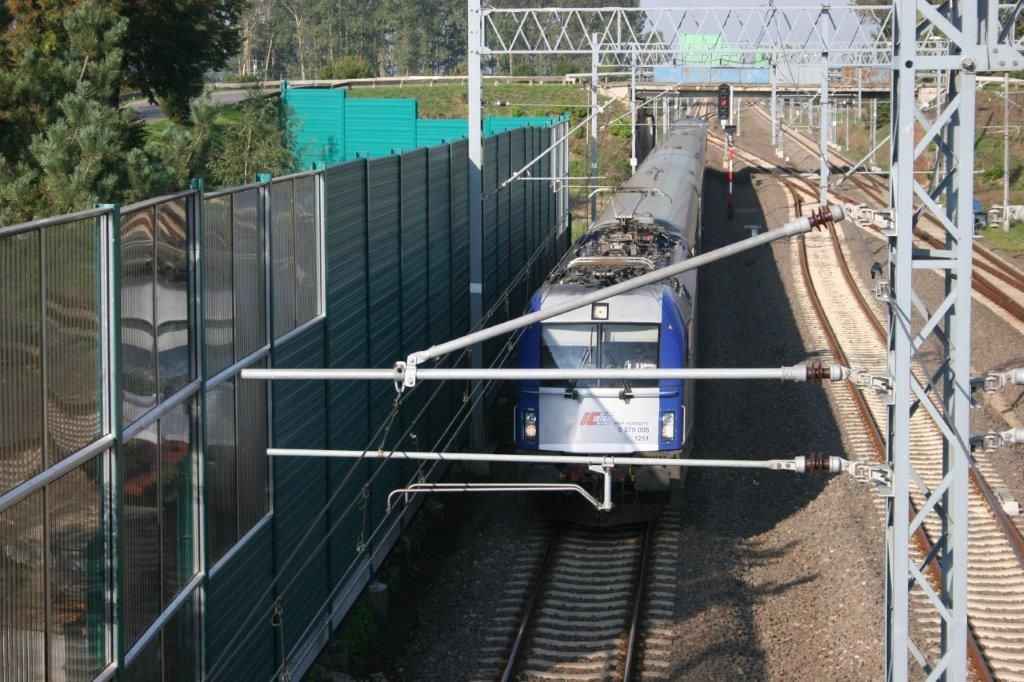 Ekrany akustyczne linia kolejowa E65 Malbork - Gdynia