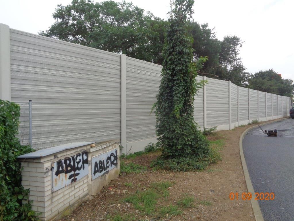 Ogrodzenie akustyczne Pruhonice