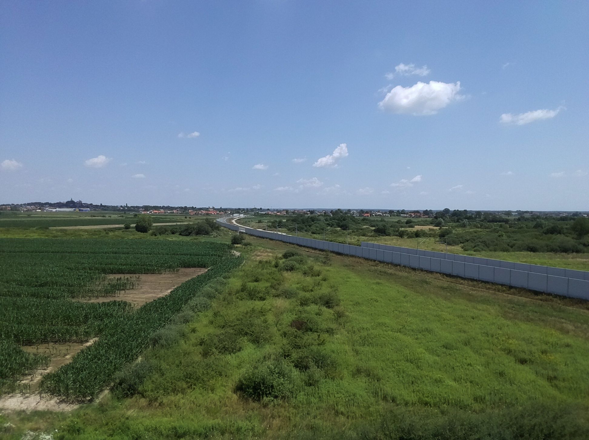 Ekrany akustyczne linia kolejowa Dugo Selo- Križevci Croatia