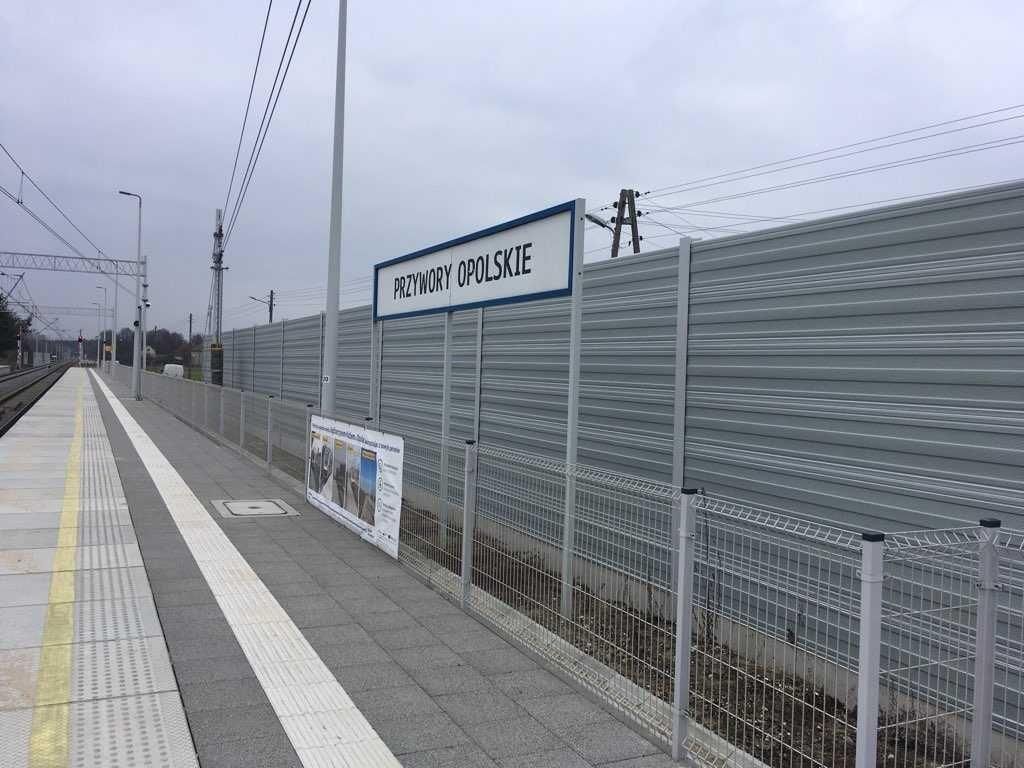Ekrany akustyczne linia kolejowa E30 Kędzierzyn Koźle – Opole Zachodnie