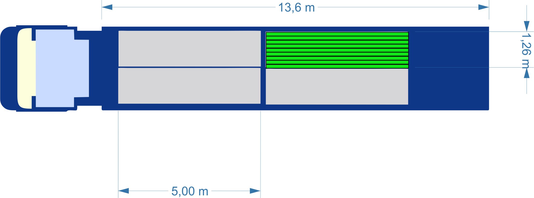 Tir -Pakowanie palet - Góra Palety 5 M