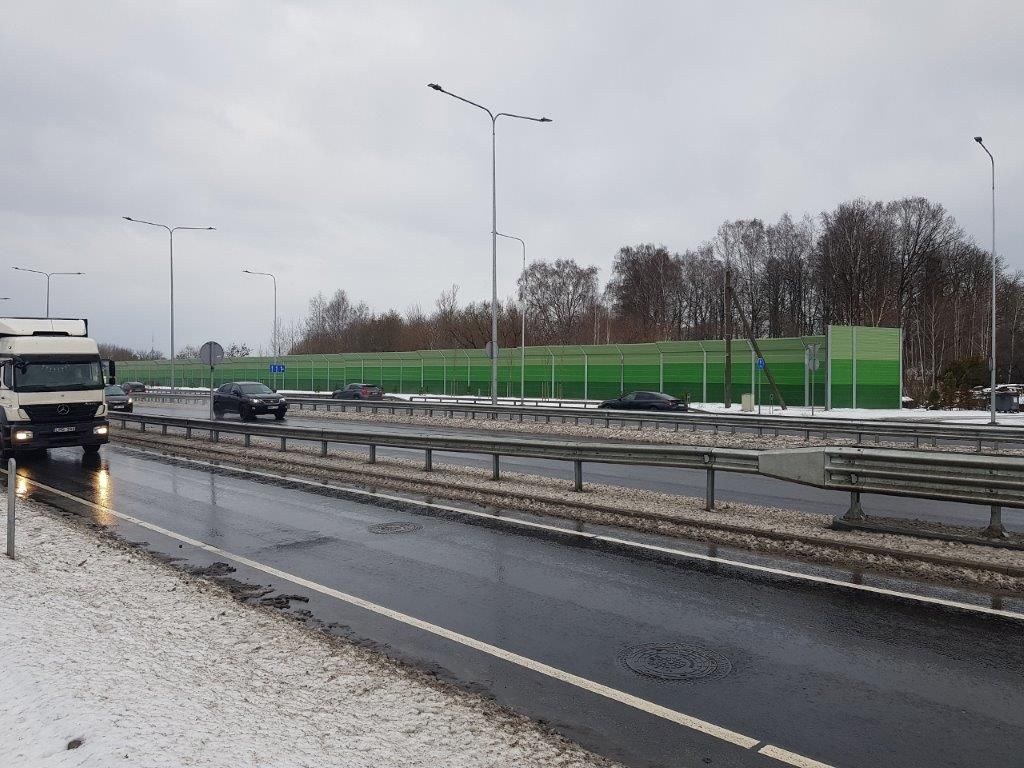 Ekrany akustyczne Liepkalnio/Zirniu streets