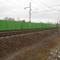 Ekrany akustyczne linia kolejowa Studénka