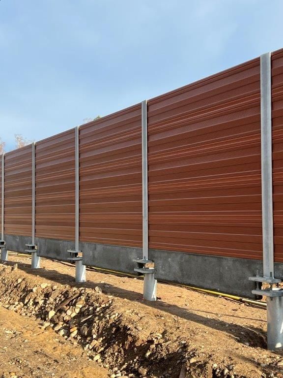 Noise Barrier Sweden Motala Railrod