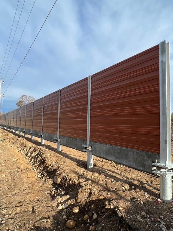 Noise Barrier Sweden Motala Railrod