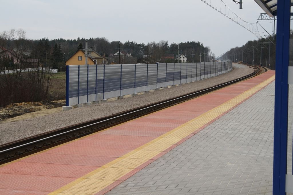 krany akustyczne linia kolejowa E30 Kraków - Tarnów -Wieliczka