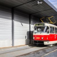 Obudowa i ogrodzenie akustyczne zajezdnia tramwajowa - Vozovna Kobylisy Czech Republic