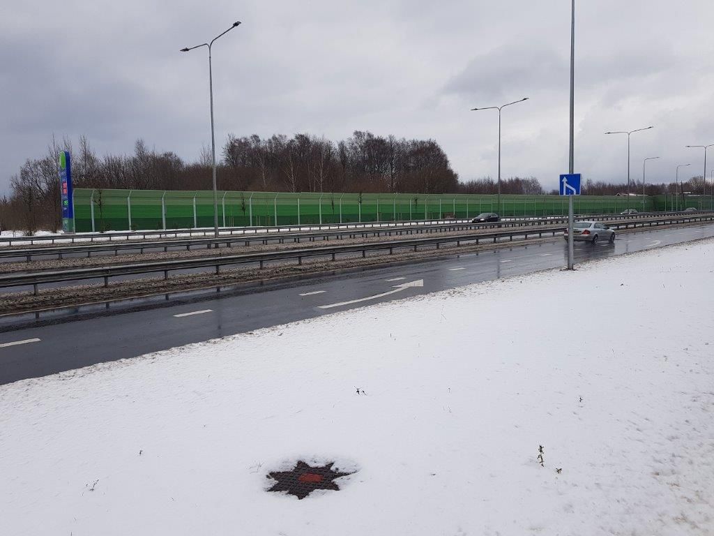 Ekrany akustyczne Liepkalnio/Zirniu streets