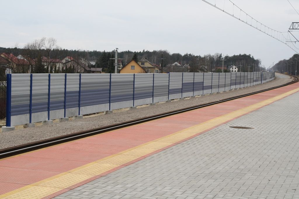 krany akustyczne linia kolejowa E30 Kraków - Tarnów -Wieliczka