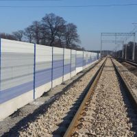Ekrany akustyczne linia kolejowa E30 Bochnia - Brzesko