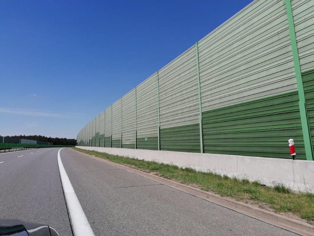 Ekrany akustyczne Autostrada Wolności A2