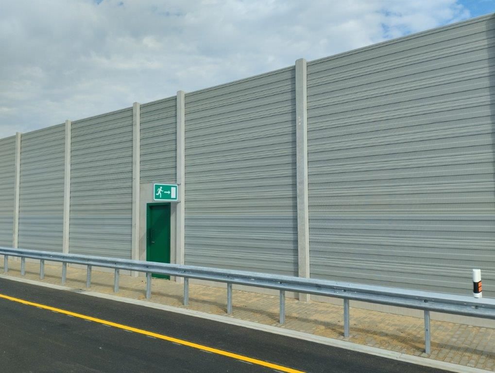 D1 Brno ekran akustyczny 