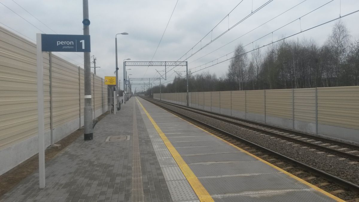 Ekrany akustyczne linia kolejowa E75 Rail Baltica Wołomin