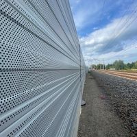 Ekrany akustyczne linia  nr 93 Trzebinia – Zebrzydowice na odcinku Oświęcim – Czechowice Dziedzice