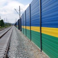 Ekrany akustyczne linia kolejowa Žilina