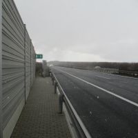 Ekrany akustyczne autostrada D8 Rochov Czech Republic